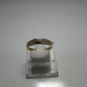 8008012 - CT WEDDING RING VARIASI MATA PUTIH SIZE 16 [70% - 2.1gr]