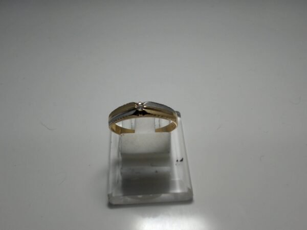 8008012 - CT WEDDING RING VARIASI MATA PUTIH SIZE 16 [70% - 2.1gr]