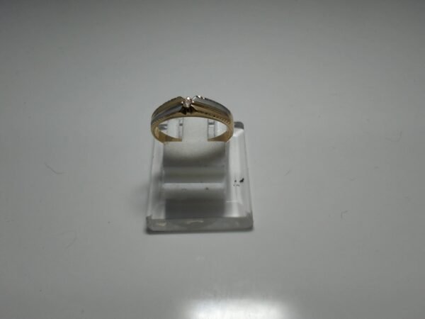 8008040 - CT WEDDING RING VARIASI MATA PUTIH SIZE 14 [70% - 2.09gr]