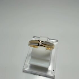 8008079 - CT WEDDING RING VARIASI MATA PUTH SIZE 12 [70% - 2.05gr]