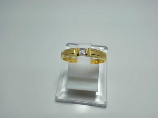 8010913 - CT MODEL WEDDING RING MATA PUTIH SIZE 14 [70% - 1.96gr]