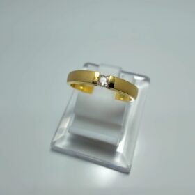 8010925 - CT MODEL WEDDING RING MATA PUTIH SIZE 12 [75% - 2.57gr]