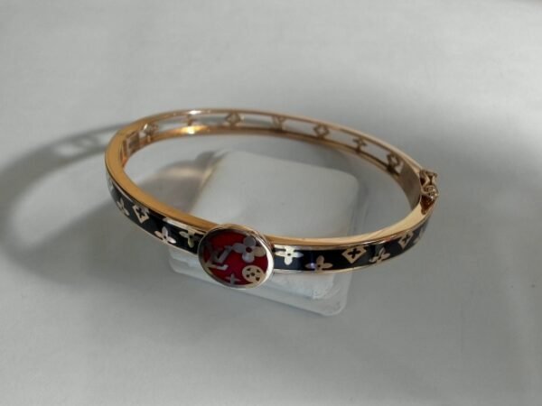 8001920 - GT IMPORT FASHION BANGLE LV ENAMEL [17K - 15.78gr]