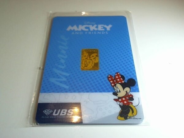8014003 - LM UBS MICKEY AND FRIEND MINIE DP07479 [24K - 2gr]