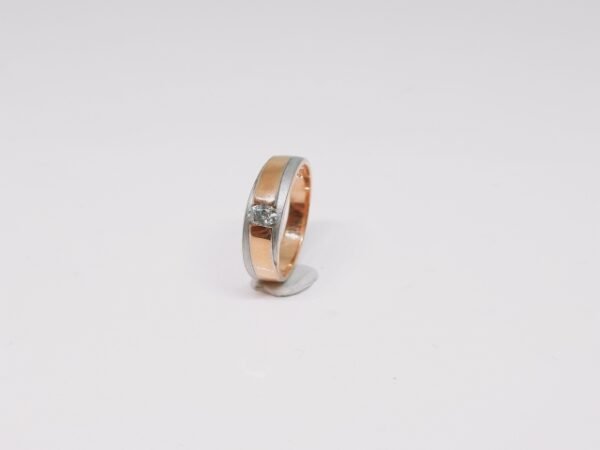 8008057 - CT WEDDING RING VARIASI MATA PUTIH SIZE 10 [70% - 2.05gr]