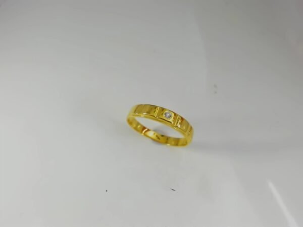 9144614 - CT WEDDING RING MATA PUTIH R,19 [16K - 2.81gr]