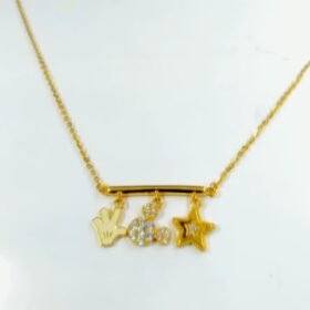 7107614 - KT HOLO 3 MN MICKEY ENAMEL MATA PUTIH [16K - 3.77gr]