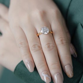 8058675 - CT AUVA CLARETTA RING SIZE 19 [16K - 4.6gr]