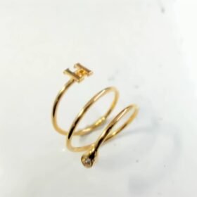 8060378 - CT SPIRAL INISIAL `H` MATA PUTIH R.10 [17K - 1.45gr]