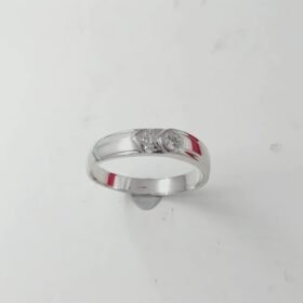 9160070 - CT WEDDINGRING DOV MATA PUTIH [P] R.27 [17K - 5.87gr]