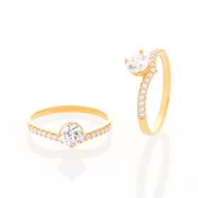 7123705 - CT AUVA ISOBEL RING SIZE 14 [16K - 1.73gr]