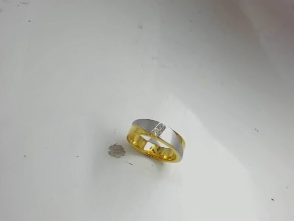 9161164 - CT WEDDING RING MATA PUTIH R,8 VRS [16K - 5.42gr]