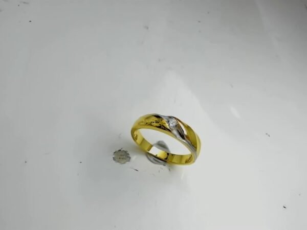 9161166 - CT WEDDING RING MATA PUTIH R,17 VRS [16K - 4.7gr]