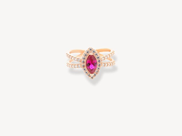 7128439 - CT AUVA ISLA 2 RING SIZE 14 [16K - 3.38gr]