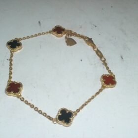 7136724 - GELANG VANCLEEF MT HITAM MERAH [8K - 3.88gr]