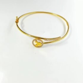 8069582 - GM BANGLE MODEL MICKEY MOUSE MATA PUTIH [8K - 3.1gr]