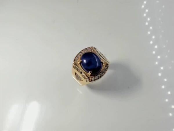 7158488 - CT MODEL PRIA PERMATA BIRU PUTIH R.23 [17K - 10.22gr]