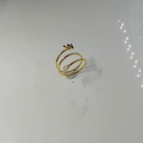 8082917 - CT MODEL SPIRAL INISIAL W PERMATA PUTIH R.10 [17K - 1.62gr]