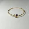 9197018 - GT MODEL BANGLE LOVE MATA PUTIH UNGU [17K - 4.78gr]