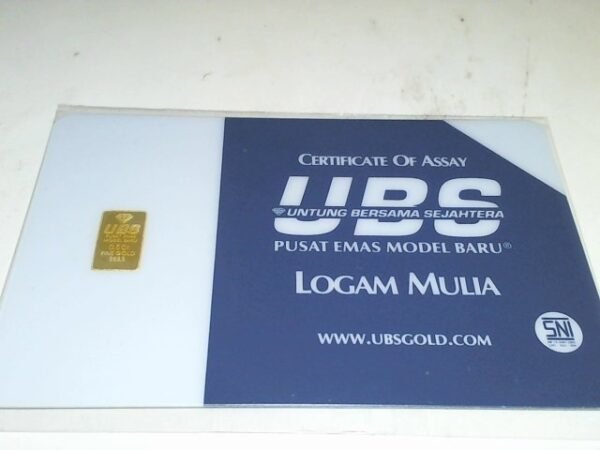 7167258 - LOGAM MULIA UBS [FF55960] [24K - 0.5gr]