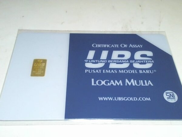 7167259 - LOGAM MULIA UBS [FG07129] [24K - 0.5gr]