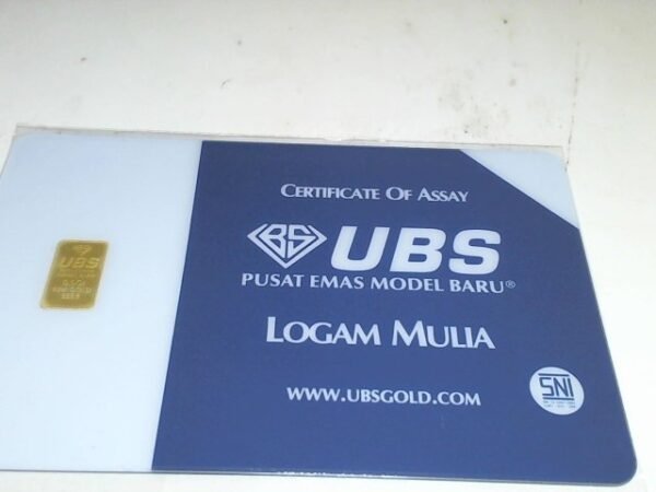 7167263 - LOGAM MULIA UBS [FJ26105] [24K - 0.5gr]