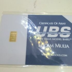 9201133 - LOGAM MULIA UBS FB22578 [24K - 0.5gr]