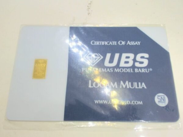 9201144 - LOGAM MULIA UBS FJ49491 [24K - 0.5gr]