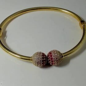 7169965 - GM MODEL BANGLE BOLA MATA PINK [7K - 7.6gr]