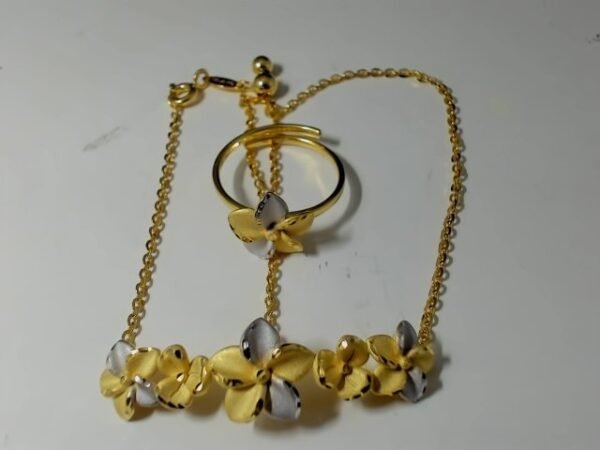 7170141 - GT MOLDE GELANG+CINCIN SERUT BUNGA VRS [16K - 7.44gr]