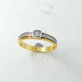 9201794 - CT RING MATA PUTIH VARIASI R.23 [16K - 4.42gr]