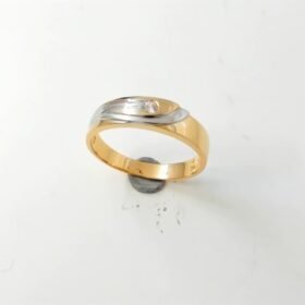 9201802 - CT RING MATA PUTIH VARIASI R.18 [16K - 3.14gr]