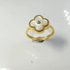 8090060 - CT MODEL VANCLEEF PUTIH MATA PUTIH R.15 [17K - 2.96gr]