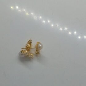 9206471 - WT TUSUK MT PUTIH ULIR 2 MUTIARA [16K - 1.86gr]