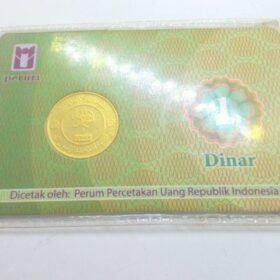 9207290 - LOGAM KOIN 1 DINAR PERURI [22K - 4.25gr]