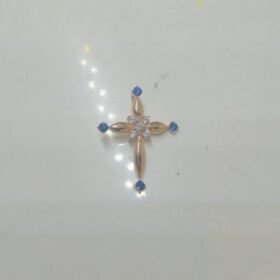 9188176 - LT AUVA SALIB PUTIH BIRU [16K - 1.56gr]